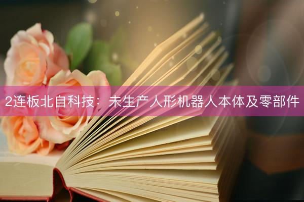 2连板北自科技：未生产人形机器人本体及零部件